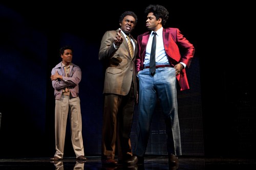 Trevon Davic (C.C.), Chaz Lamar Shepherd (Curtis) and Chester Gregory (James Early)