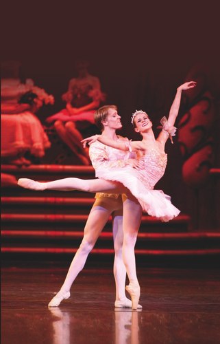 James Kopecki and Kristi Kleine in Butler Ballet's Nutcracker
