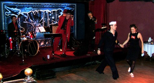 The NYC Blues Devils at Halloween at Swing 46