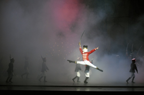 Austin Dowdy as the Nutcracker in  Indiana University Ballet Theater's 'The Nutcracker'.