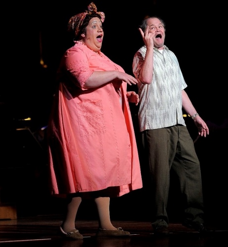 Paul Vogt and Micky Dolenz as Edna and Wilbur Turnblad.