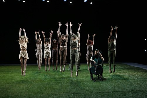 Grass Dancers: Company with Composer/Cellist Julia Kent Choreography by Jennifer Muller