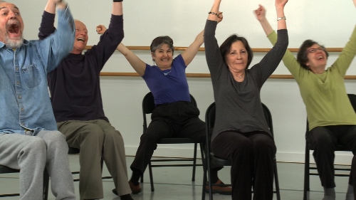 Members of Brooklyn Parkinson Group in Dance for PD at Mark Morris Dance Center. Photo David Bee.