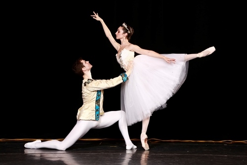 Butler Ballet's Christian Griggs-Drane and Micaelina Ritschl in 'Cinderella'. Photo courtesy of Butler Ballet.