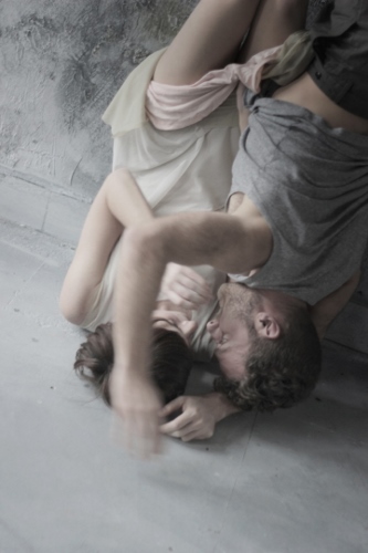 Anthony Nikolchev and Annie Saunders in the London version of The Day Shall Declare It (2014)