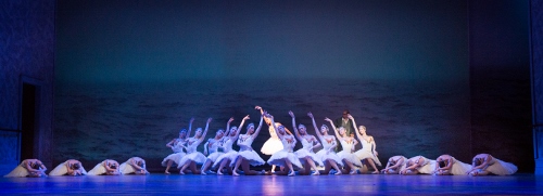 Pennsylvania Ballet dancers in Christopher Wheeldon's 'Swan Lake.'