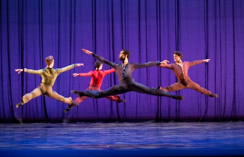 Pennsylvania Ballet Principal Dancer Arian Molina Soca in Christopher Wheeldon’s 'For Four.'