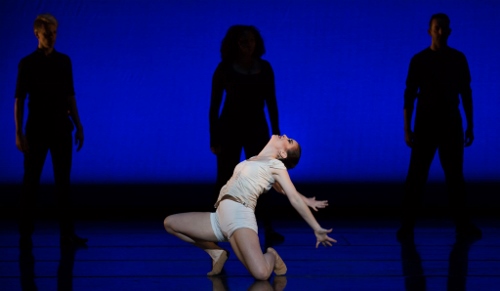 Cincinnati Ballet’s Sarah Hairston in Trey McIntyre’s “Wild Sweet Love.”