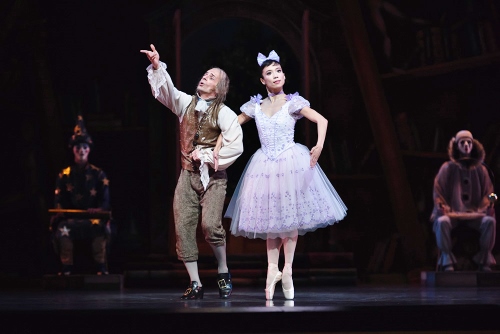 Pascal Molat as Dr. Coppelius and Frances Chung as Coppelia.