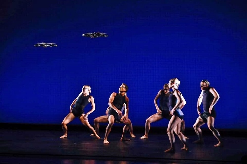 Parsons Dance Company performs in David Parsons' 'The Machines' at Philadelphia's Prince Theater.