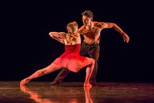 Grand Rapids Ballet's Cassidy Isaacson and Matthew Wenckowski in Robyn Mineko Williams’ “Glean.”