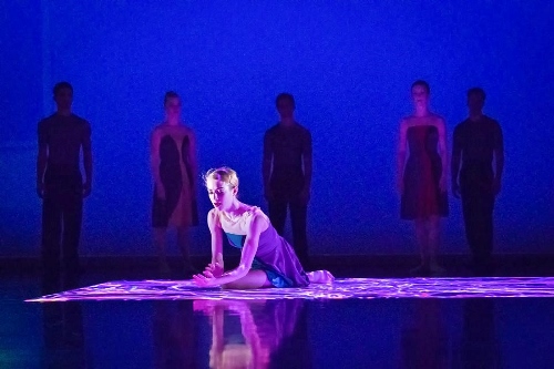 Grand Rapids Ballet's Caroline Wiley in Penny Saunders' 'In Frame.'