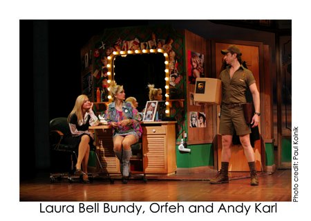 Laura Bell Bundy, Orfeh, and Andy Karl