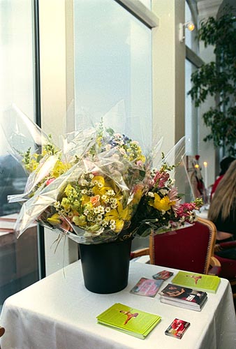 Flowers for the performers from <a href='http://www.florists.ftd.com/matles/'>Matles Florist</a>