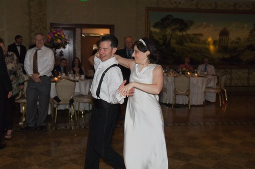 Dancing at the reception