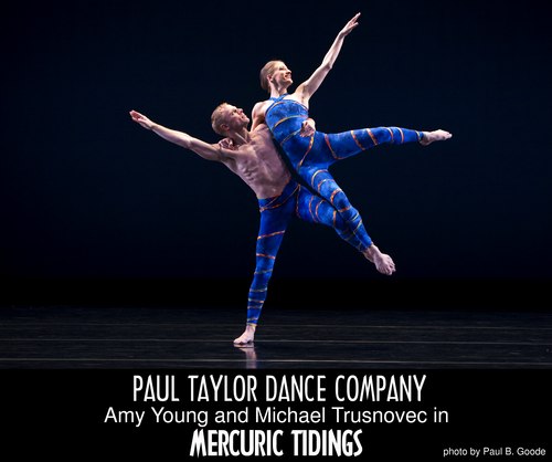 Paul Taylor Dance Company's Michael Trusnovec and Amy Young in <i>Mercuric Tidings</i>